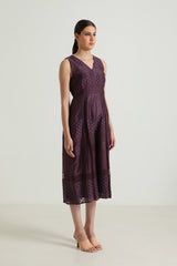 Lavender Lace Jumpsuit - Jumpsuit - Mizyana