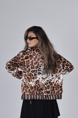 "LEOPARD" Bomber Jacket - Jacket - Mizyana