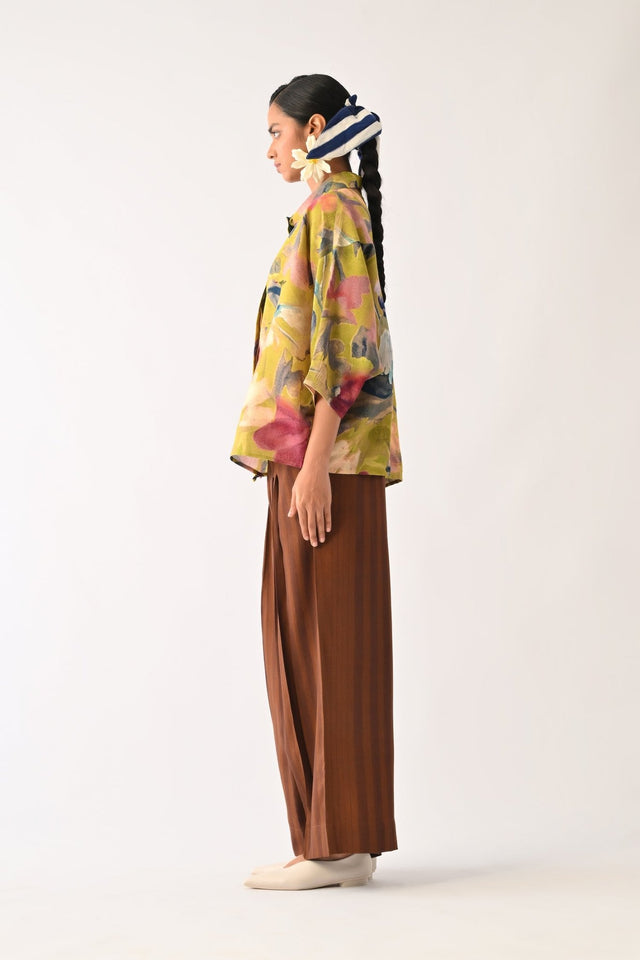 Liberty OLIVE Ae Shirt - Shirt - Mizyana