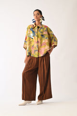 Liberty OLIVE Ae Shirt - Shirt - Mizyana
