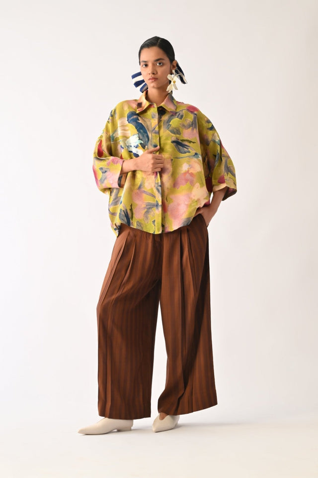 Liberty OLIVE Ae Shirt - Shirt - Mizyana