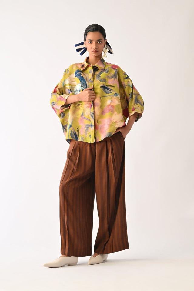 Liberty OLIVE Ae Shirt - Shirt - Mizyana