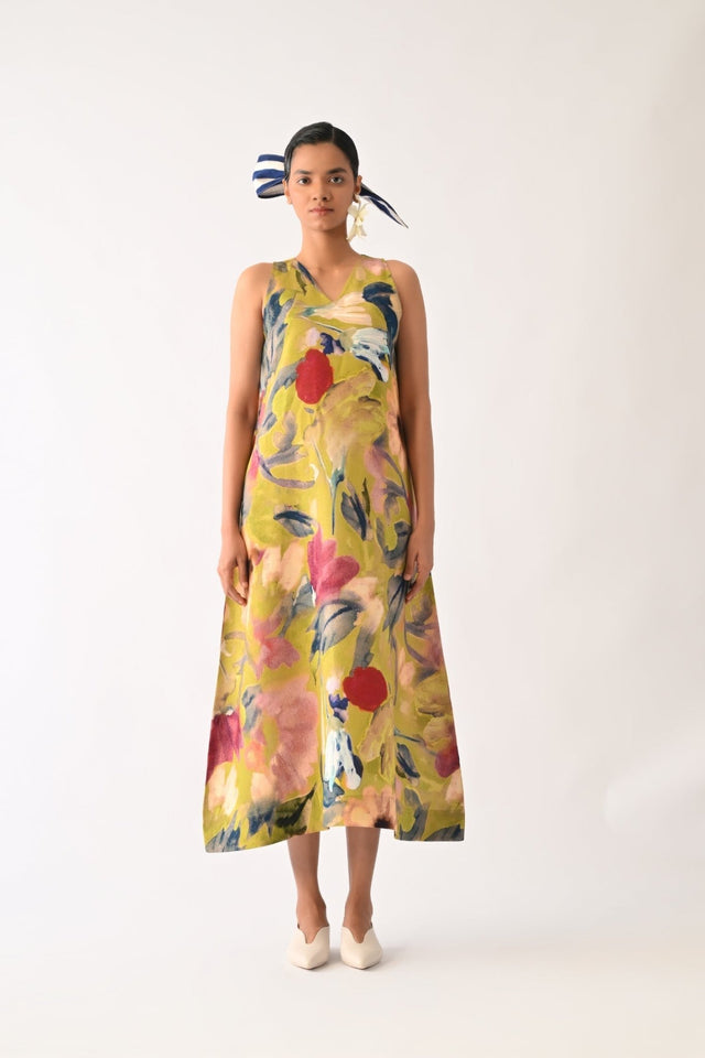 Liberty OLIVE Aline Dress - Dress - Mizyana