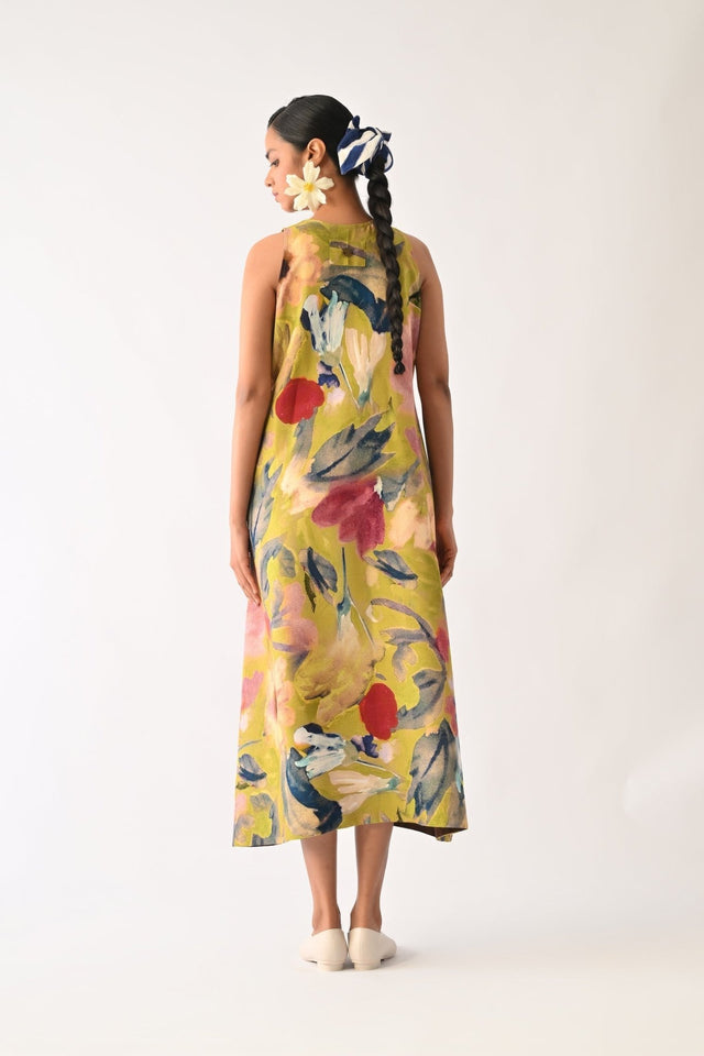 Liberty OLIVE Aline Dress - Dress - Mizyana
