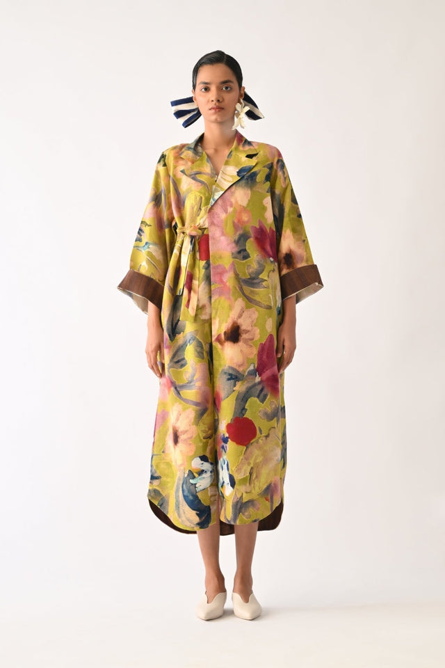 Liberty OLIVE Wrap Dress - Dress - Mizyana