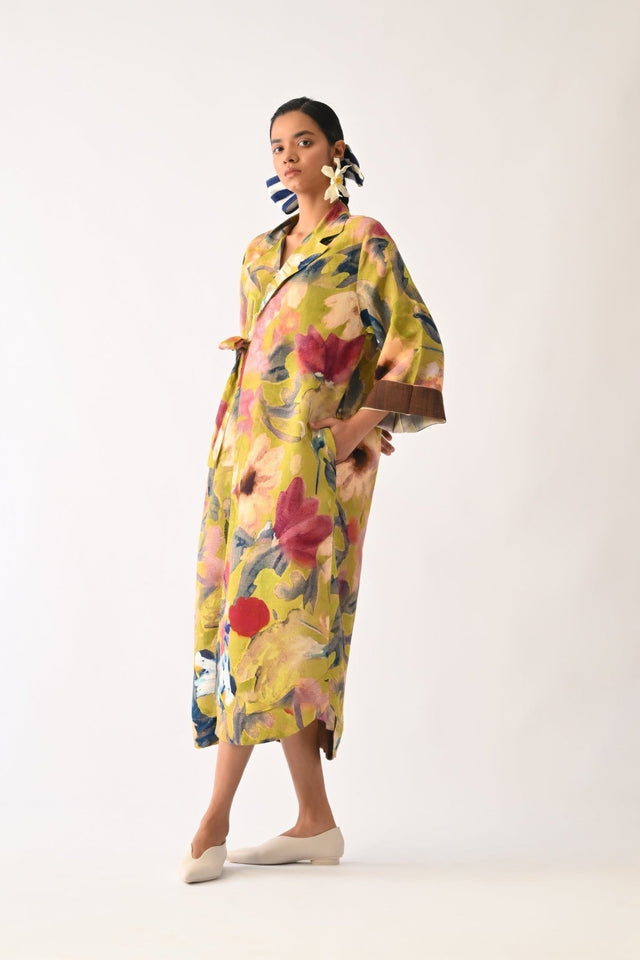 Liberty OLIVE Wrap Dress - Dress - Mizyana