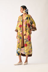 Liberty Olive Wrap Dress Set - Dress - Mizyana