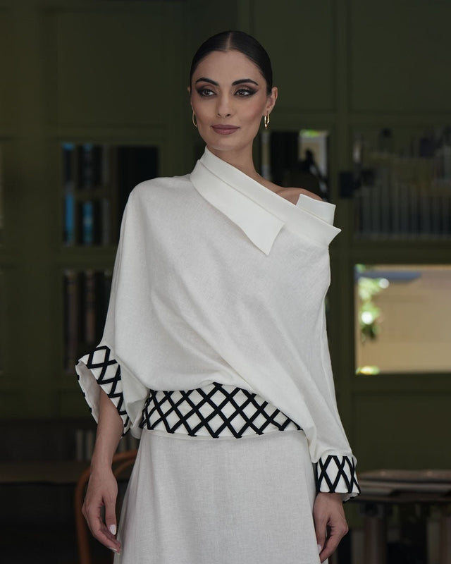 LISI LINEN BLOUSE - Blouse - Mizyana