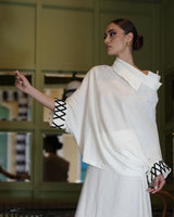 LISI LINEN BLOUSE - Blouse - Mizyana