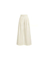 Long Pleated Cotton Trouser - Trousers - Mizyana