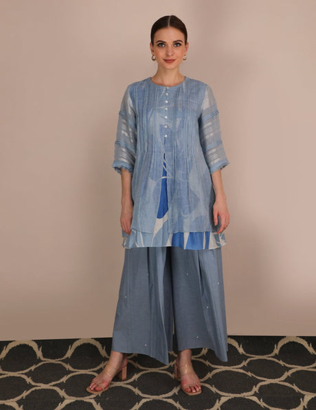 Lotus Double Layer Top - Shirt - Mizyana