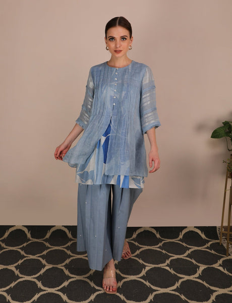 Lotus Double Layer Top - Shirt - Mizyana
