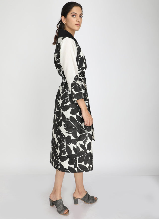 Lotus print dress - Dress - Mizyana
