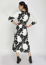 Lotus print dress - Dress - Mizyana
