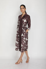 Lotus print dress - Dress - Mizyana