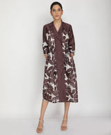 Lotus print dress - Dress - Mizyana