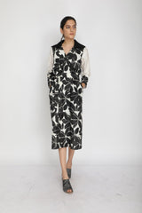Lotus print dress - Dress - Mizyana