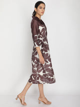 Lotus print dress - Dress - Mizyana