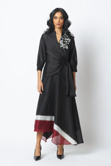 Louisa - Moonlit Broach Midi Dress - Dress - Mizyana