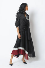 Louisa - Moonlit Broach Midi Dress - Dress - Mizyana