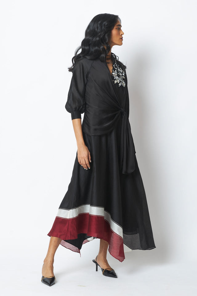 Louisa - Moonlit Broach Midi Dress - Dress - Mizyana