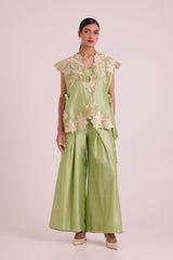 Lumi - Floating Cape with Inner & Pants - Two-Piece Set - Mizyana