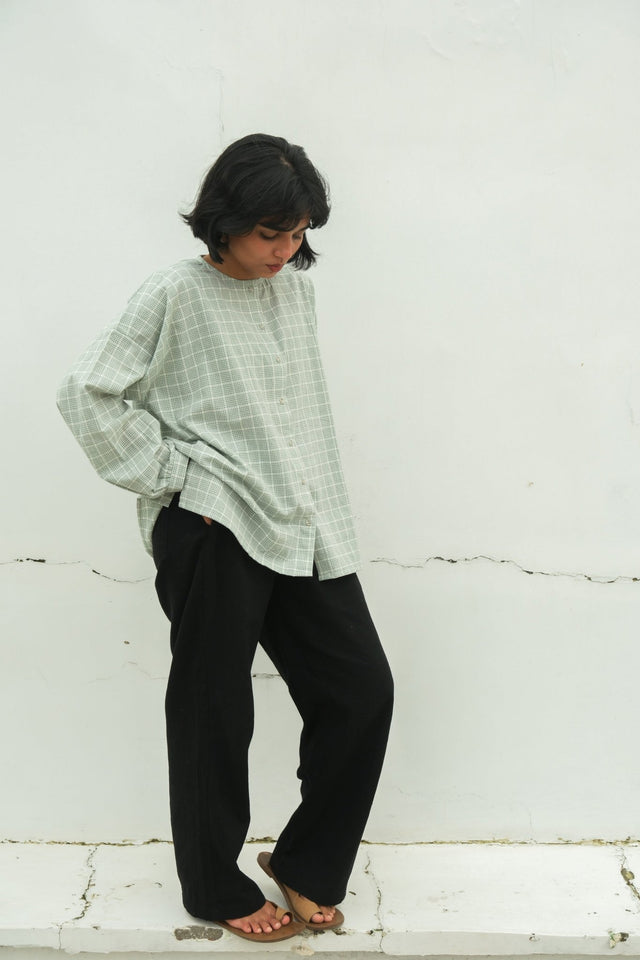 Madras Flair Pants Set - Two-Piece Set - Mizyana
