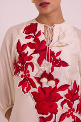 Malaca - Cascading Top + Pants - Two-Piece Set - Mizyana