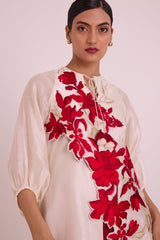 Malaca - Cascading Top + Pants - Two-Piece Set - Mizyana