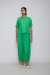 Mati Ekin Crop Top - Green (Ready to Ship) - Shirt - Mizyana
