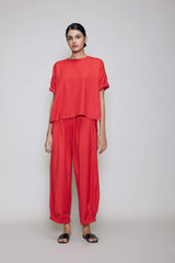 Mati Ekin & Hera Co-Ord Set - Red (Ready to Ship) - Co-ord Set - Mizyana