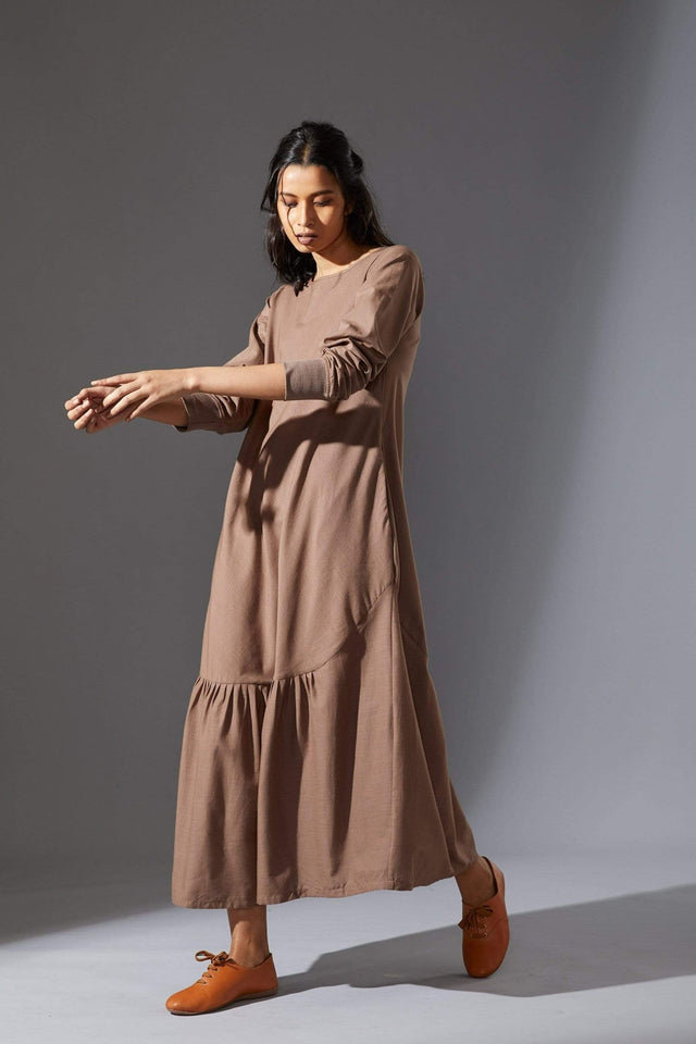 Mati New Aboli Beige Dress - Dress - Mizyana
