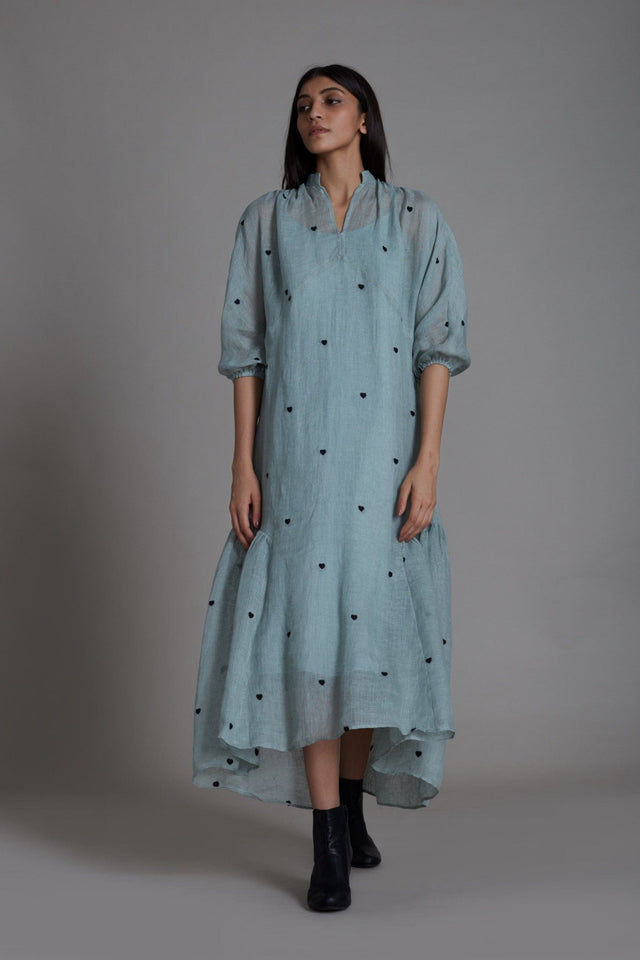 Mati Queen of Hearts Dress-Blue - Dress - Mizyana