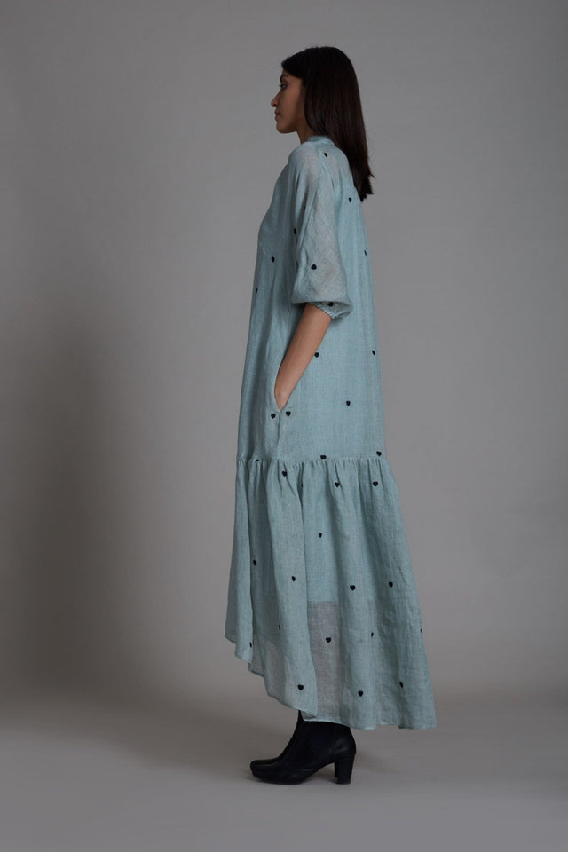 Mati Queen of Hearts Dress-Blue - Dress - Mizyana