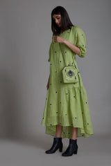 Mati Queen of Hearts Dress-Green - Dress - Mizyana