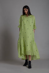 Mati Queen of Hearts Dress-Green - Dress - Mizyana