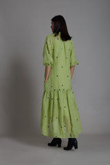 Mati Queen of Hearts Dress-Green - Dress - Mizyana