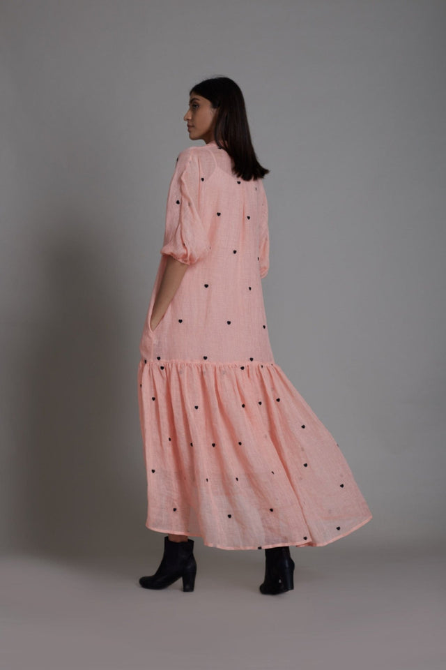 Mati Queen of Hearts Dress-Pink - Dress - Mizyana