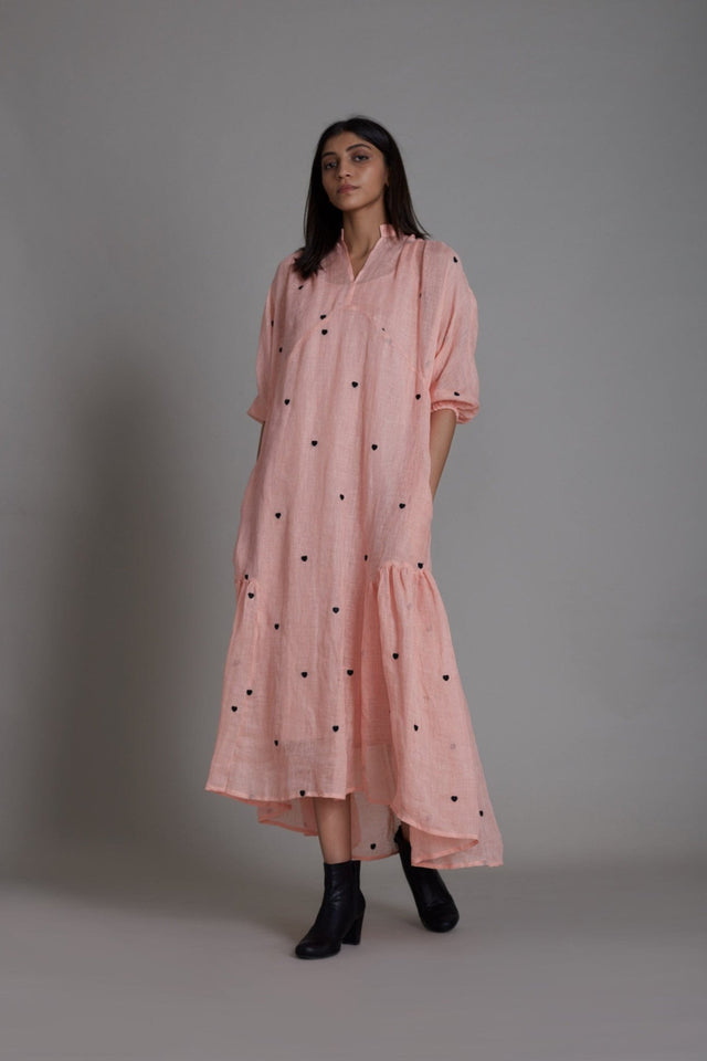 Mati Queen of Hearts Dress-Pink - Dress - Mizyana