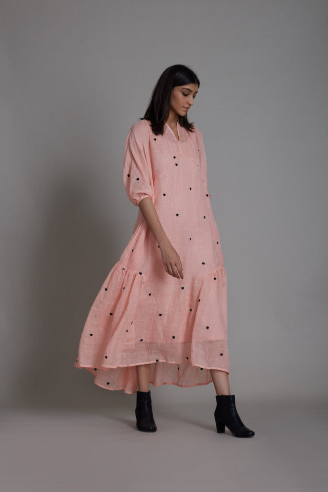 Mati Queen of Hearts Dress-Pink - Dress - Mizyana