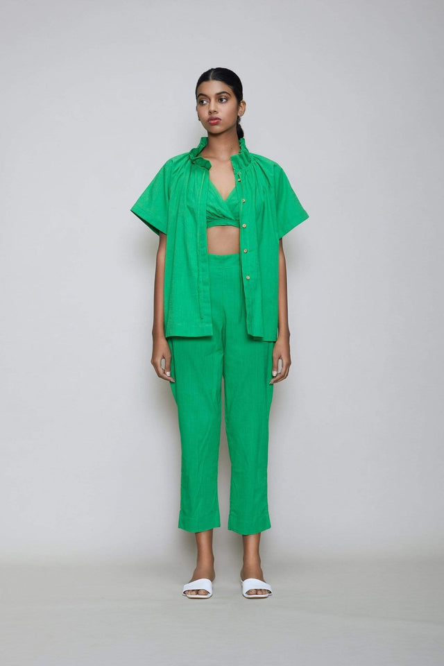 Mati Rang SE Pants - Green (Ready to Ship) - Trousers - Mizyana