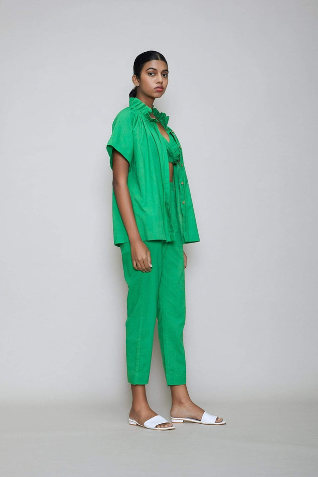 Mati Rang SE Pants - Green (Ready to Ship) - Trousers - Mizyana