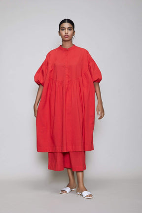 Mati Rera Pants - Red (Ready to Ship) - Trousers - Mizyana