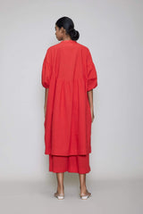 Mati Rera Pants - Red (Ready to Ship) - Trousers - Mizyana