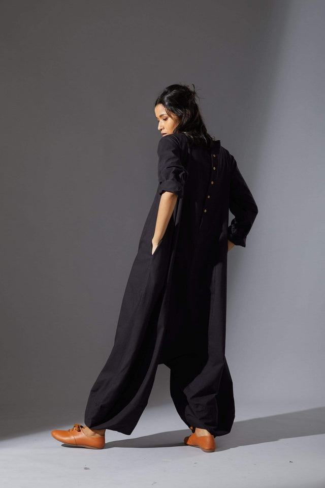 Mati Slv Suga Black Jumpsuit - Jumpsuit - Mizyana