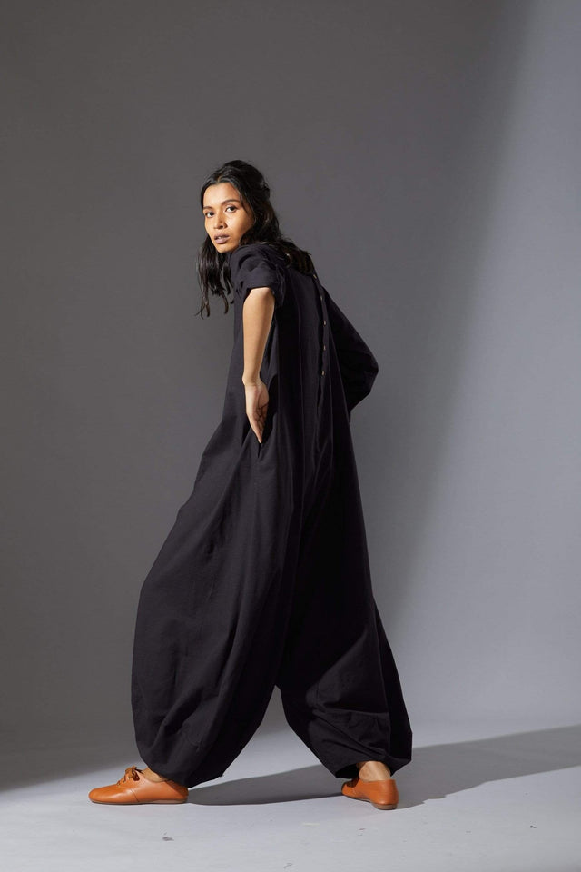Mati Slv Suga Black Jumpsuit - Jumpsuit - Mizyana