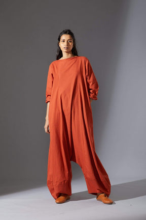 Mati Slv Suga Rust Jumpsuit - Jumpsuit - Mizyana