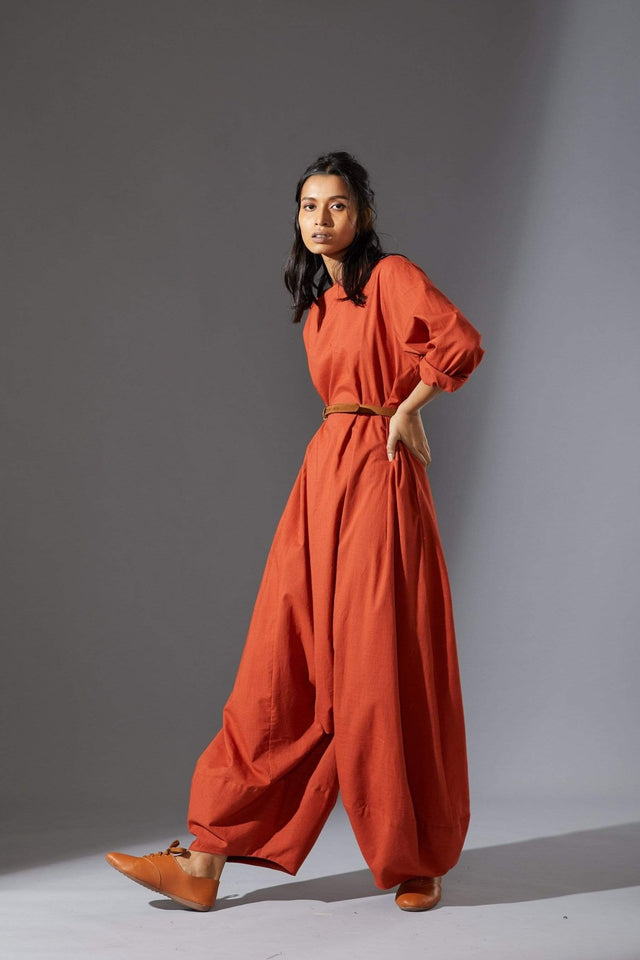 Mati Slv Suga Rust Jumpsuit - Jumpsuit - Mizyana