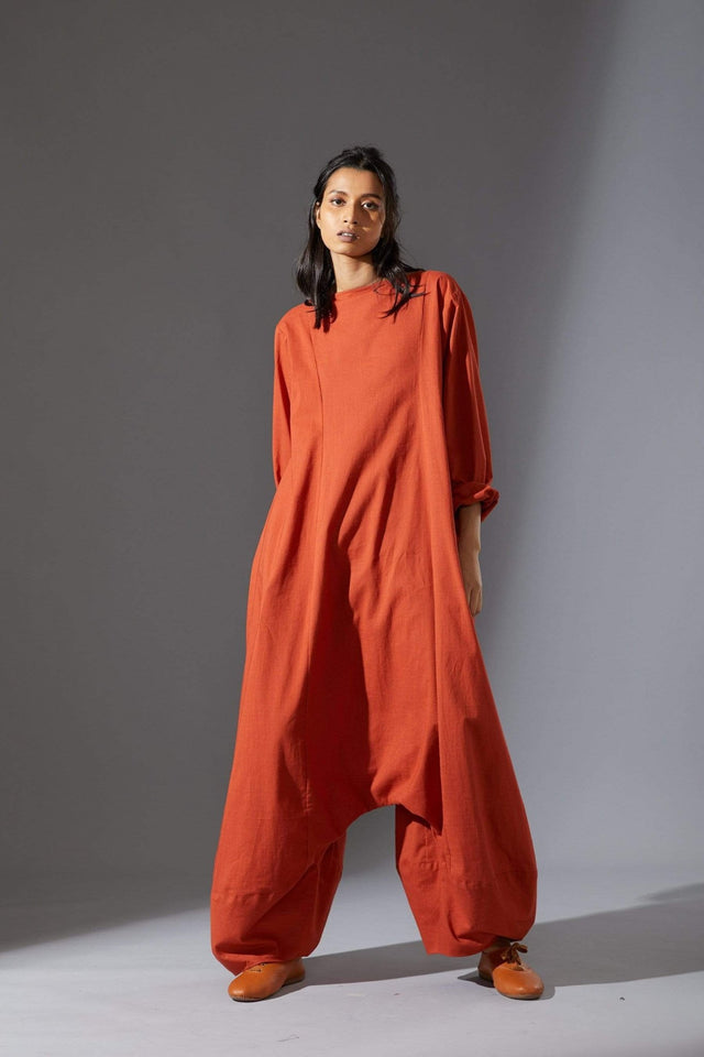 Mati Slv Suga Rust Jumpsuit - Jumpsuit - Mizyana