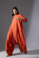 Mati Slv Suga Rust Jumpsuit - Jumpsuit - Mizyana